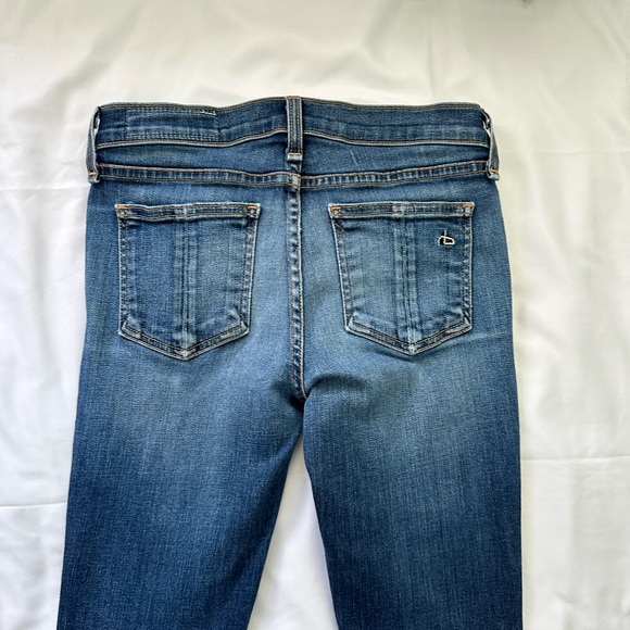 RAG & BONE STRETCH SKINNY JEANS Low rise slim through hip & thigh ankle length - Picture 6 of 7